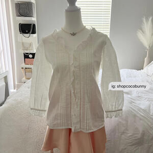 shop coco bunny exclusive scallop long sleeve